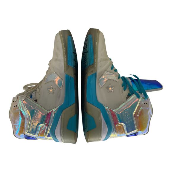 Converse ERX Impress High Top Mens Size 11.5 Iridescent White Sneakers - Picture 3 of 12